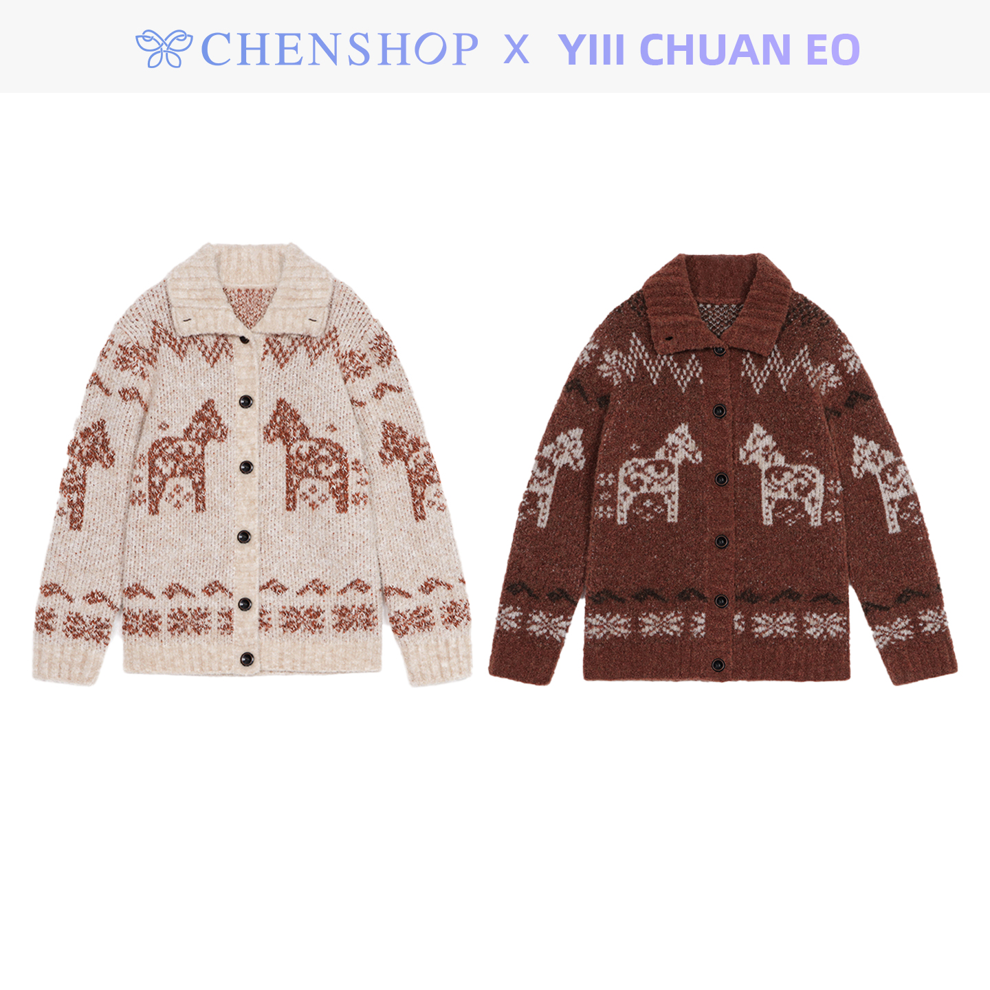 YIIICHUANEO一川费尔岛毛衣