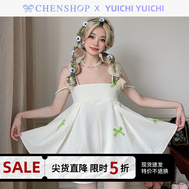 带南瓜裤蝴蝶结背带裤