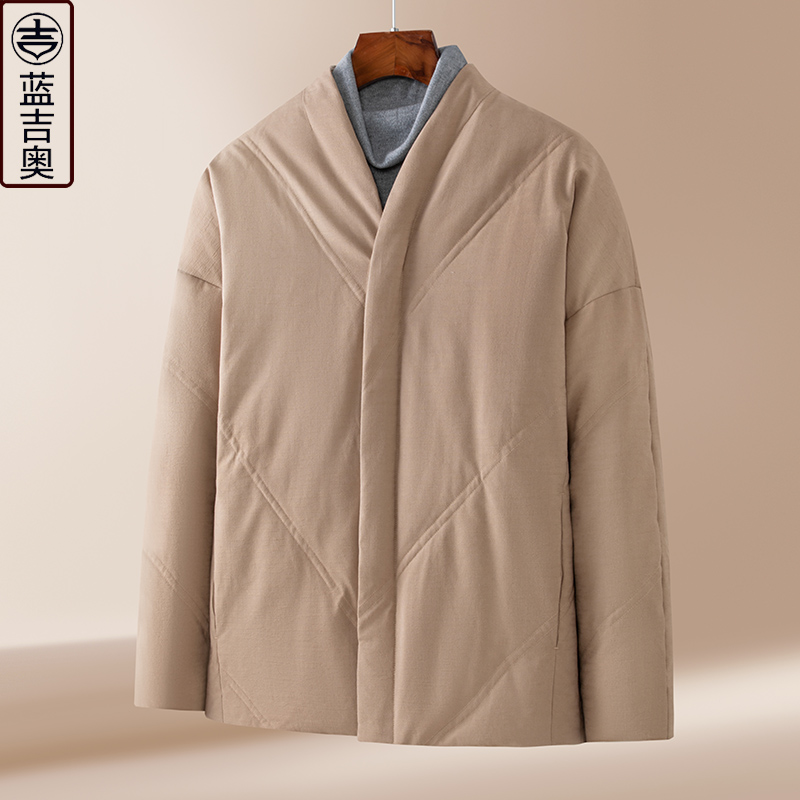 中青年男士汉服羽绒服冬装厚外套