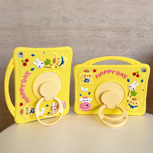 苹果2024新款ipad mini7代保护壳6带笔槽10第8代十平板套9适用Air6全包11英寸防摔10.2卡通pro第三代air2硅胶