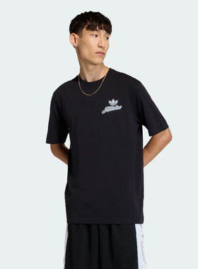 ADIDAS阿迪达斯三叶草T恤男2026夏季运动短袖宽松圆领衫KE2249