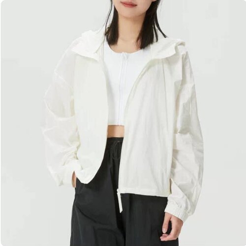 Adidas阿迪达斯正品新款春秋女款时尚百搭休闲梭织连帽外套KS2861