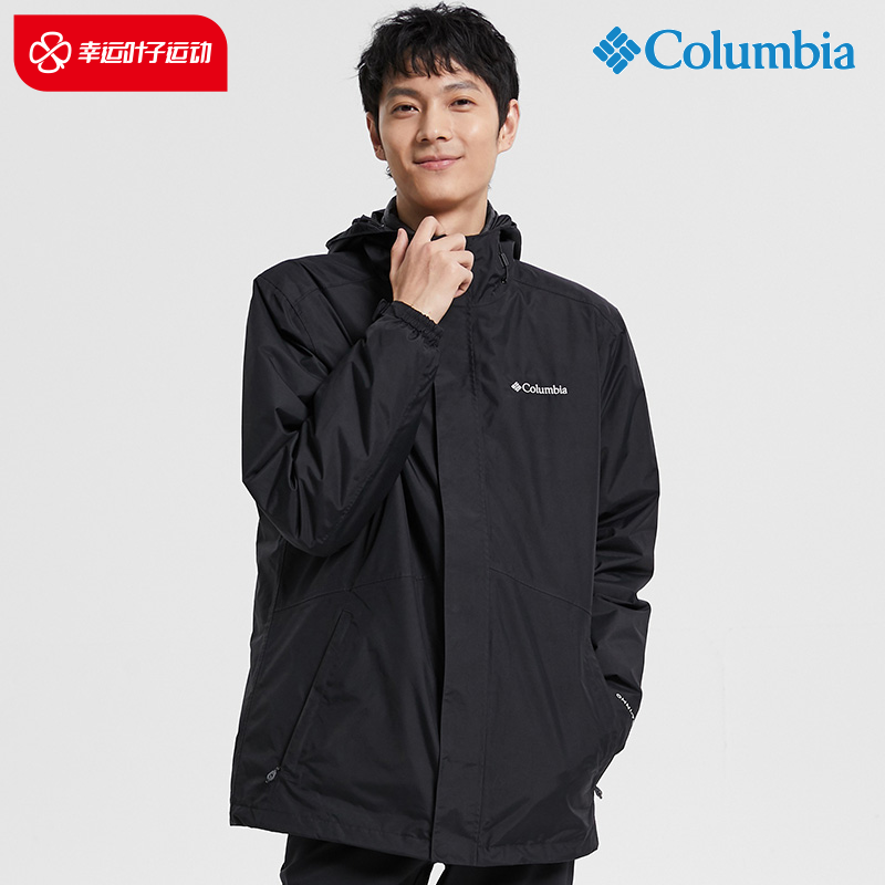 哥伦比亚三合一夹克男冬季运动服保暖冲锋衣外套XE1504 WE9872