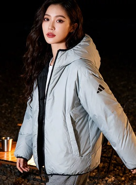 正品阿迪达斯男装秋季运动保暖羽绒服户外休闲外套KC2490 KC2492