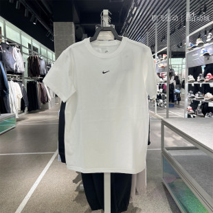 Nike耐克2026新女子舒适纯棉短袖 100 010 407 运动休闲圆领IH7602