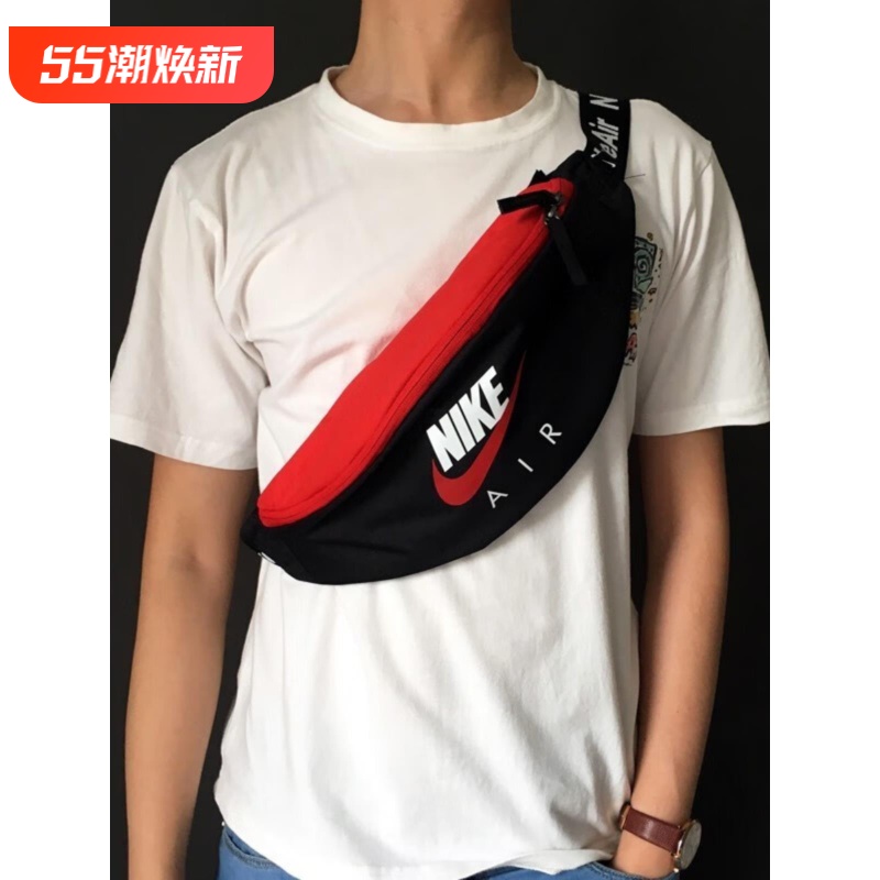 Nike耐克正品腰包男斜挎包跑步运动包女胸包大容量休闲包旅行包潮