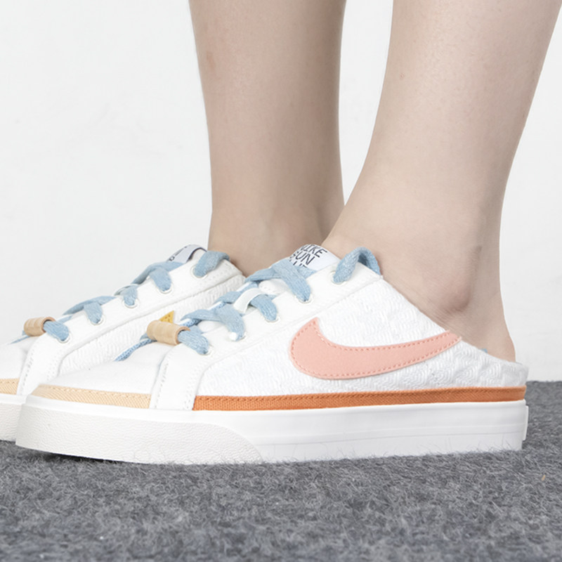 nike耐克2022夏季新款女子轻便一脚穿板鞋休闲鞋运动鞋dv1741-181