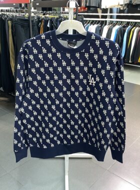 MLB男女卫衣复古老花运动服休闲宽松套头衫3AMTM0334 3AMTM0241