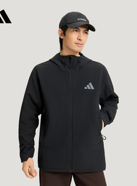 阿迪达斯 （adidas）|（新款）2026春男梭织夹克 KD9409
