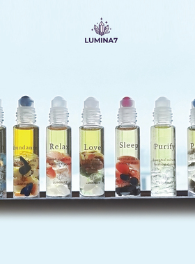 LUMINA7定制晶石芳香能量精油滚珠油