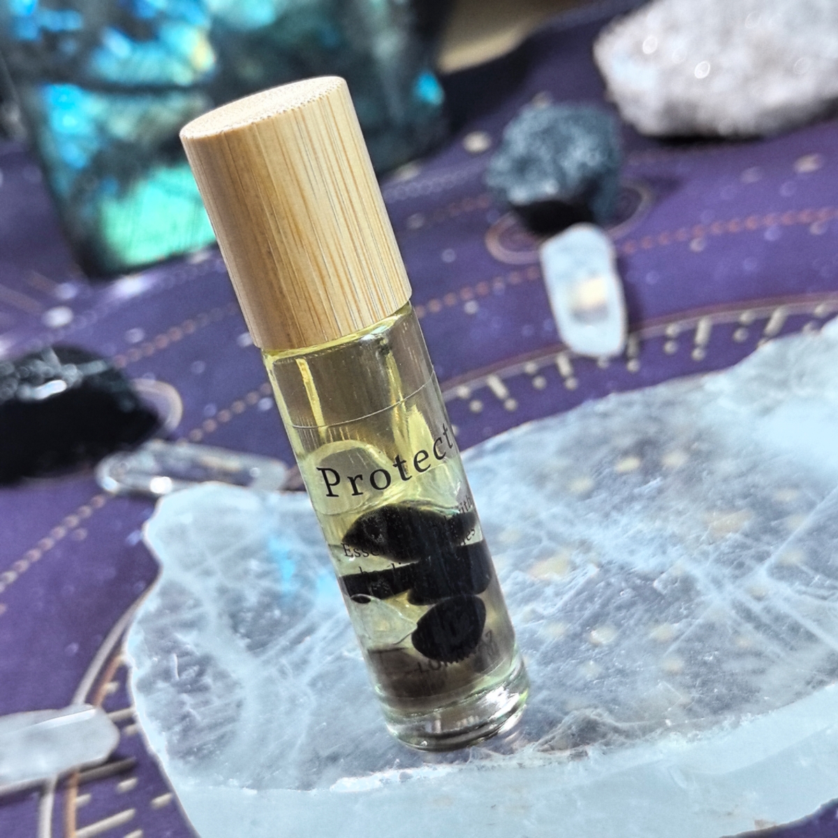 保护-稳定磁场LUMINA7芳香晶石滚珠能量精油