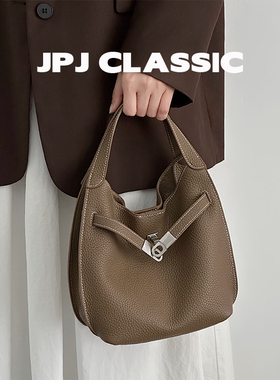 jpjclassic头层牛皮凯莉包女单肩斜挎手提包城市风软包可爱通勤包