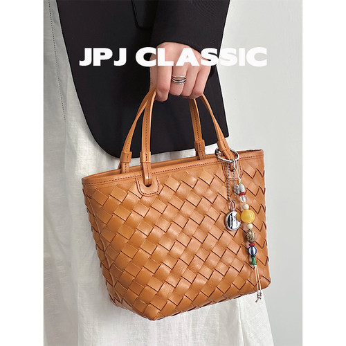jpj手工编织菜篮子通勤