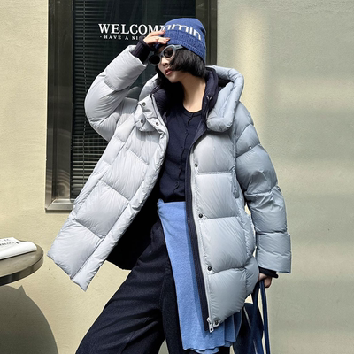 2025新款连帽宽松羽绒服
