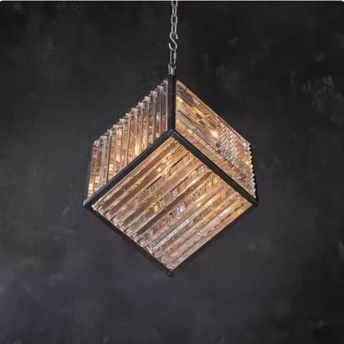 美式复古铁艺吊灯餐厅灯