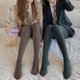 王小嘟秋冬季 袜 袜女连裤 加绒加厚黑色打底裤 显瘦自发热收腹瘦腿裤