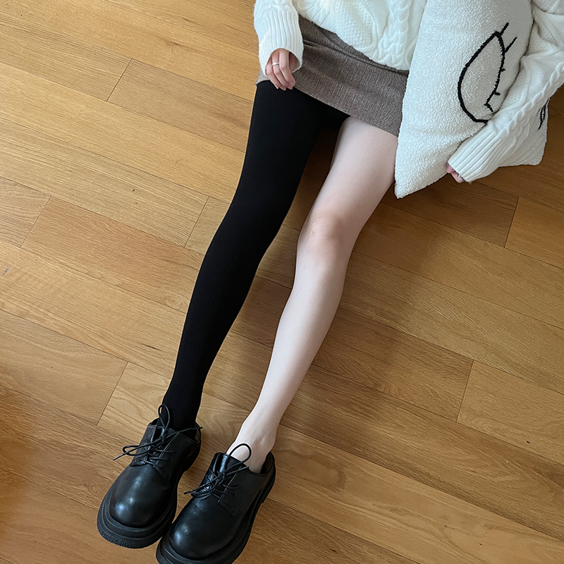 王小嘟加绒加厚显瘦打底裤