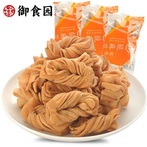 御食园麻花500g北京特产糕点