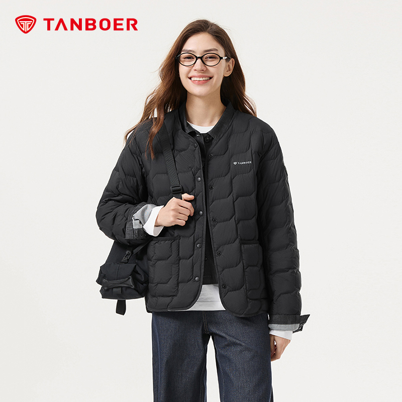 坦博尔轻薄短款时尚羽绒服