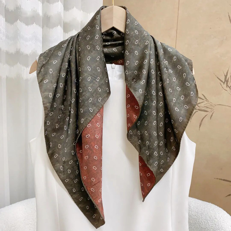 秋冬香云纱花萝双面丝巾女时尚百搭方巾领巾搭配大衣保暖护颈围巾,服饰配件/皮带/帽子/围巾,围巾/丝巾/披肩,淘宝优惠券,粉丝福利购,淘宝优惠卷