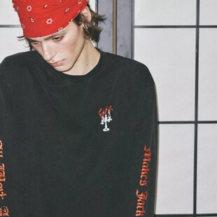 GS1 Life烛台做旧水洗复古宽松Vintage 长袖 T恤 Danci Tee Done