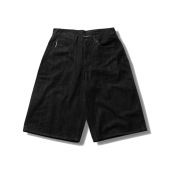 Done Vintage 软垂坠 Danci 宽松直筒固色赤耳七分Baggy牛仔短裤