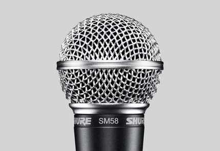 Shure/舒尔 SM58S有线话筒带开关 专业演出 舞台家用录音动圈麦克