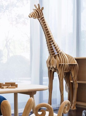 幼儿园店铺橱窗摆件展架创意动物