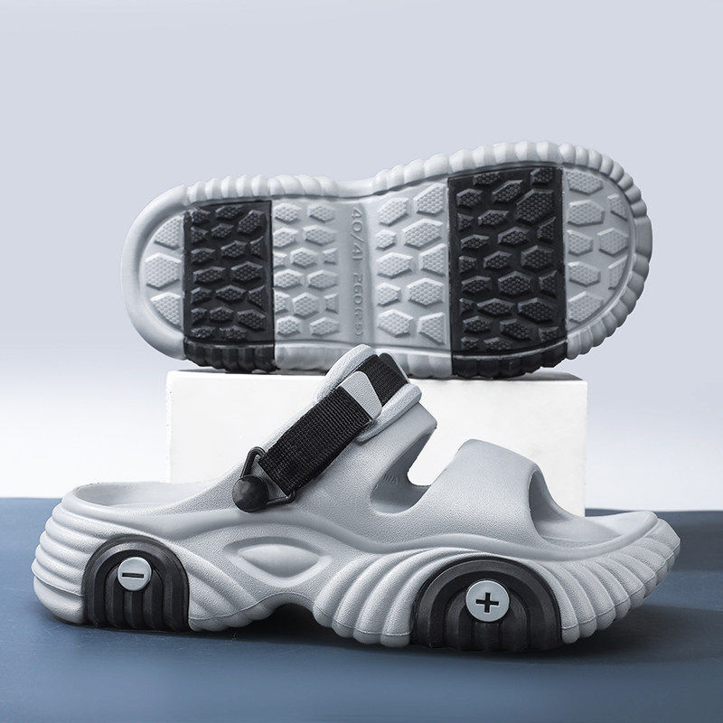 合成鞋业凉鞋男2026新款夏季外穿开车可下水运动防滑耐磨增高外出
