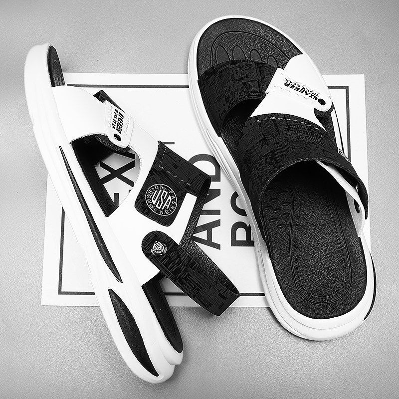 合成鞋业凉鞋男2026新款夏季开车防滑防臭二合一运动外穿司机专用