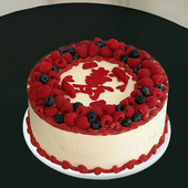 2026新款 大尺寸蛋糕模型仿真祝寿水果塑胶假蛋糕定制橱窗摆放样品