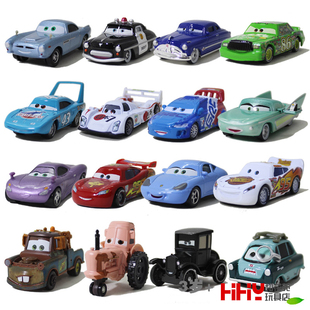 迷你合金车模汽赛车总动员3麦克飞弹麦昆警长板牙荔枝婆男孩玩具