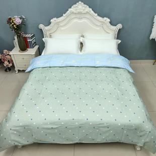 1OO%全棉斜纹双人印花被套密实多花色大牌剩余面料单件被罩1.8m床