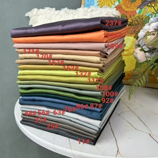 微瑕 74一对价纯棉 100支全棉贡缎长绒棉素色简约枕套通用尺寸48