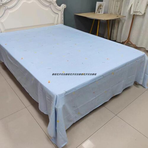 跑量纯棉精梳斜纹13372纯色床单