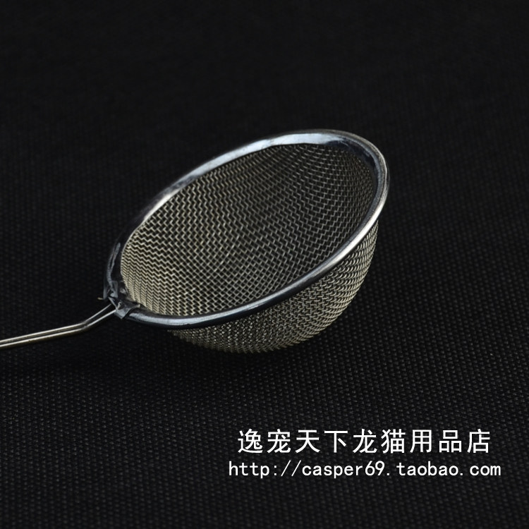 逸宠｜直径7.5龙猫仓鼠浴沙粉火山灰筛大便帮手 不锈钢手持筛网,宠物/宠物食品及用品,玩具/造景装饰,淘宝优惠券,粉丝福利购,淘宝优惠卷