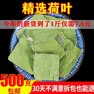 新货荷叶干货无添加荷叶片中药材特级500g克 荷叶茶祛湿大肚子 包邮