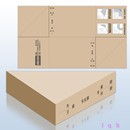 包 210mm 50个 Z010320 25张 凭证封面包角纸 120 用友凭证包角