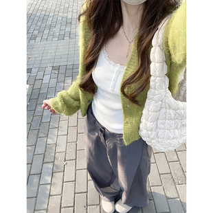 純欲夏季 白色蕾絲吊帶內(nèi)搭女春秋修身 甜辣chic吊帶上衣夏天打底短