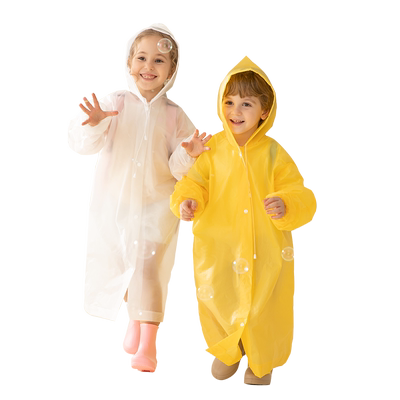 儿童便携雨衣增加书包位破损包退