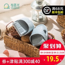 旅游浴室防滑男女情侣出差酒店洗澡居家拖鞋 可折叠拖鞋 旅行便携式