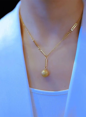 轻奢高级感有球必应磨砂小金球