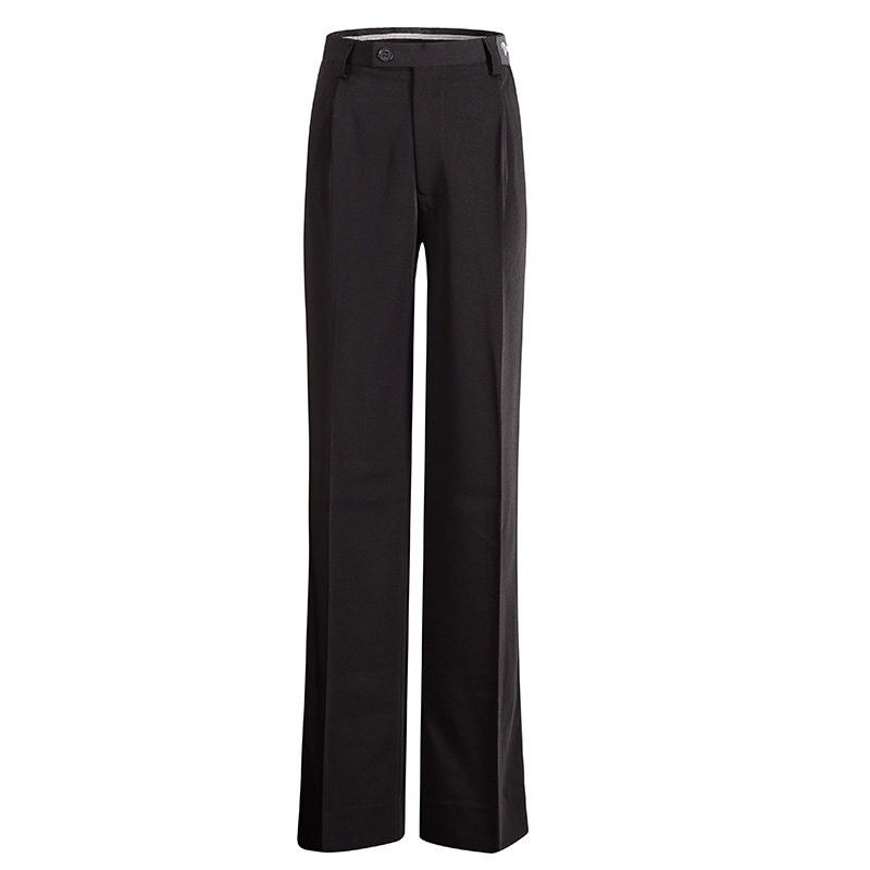 男士成人摩登裤训练裤练习裤包臀直筒裤皮带绊口袋大小脚口免烫