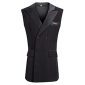 摩登舞大马甲国标舞长马甲华尔兹表演服比赛服广场舞训练服侧开叉