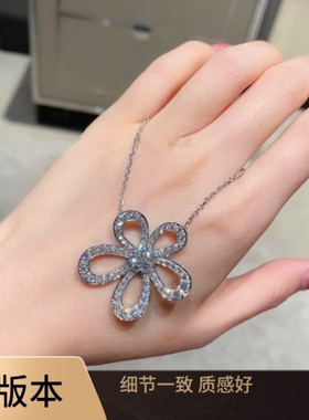 大花朵项链高级感个性