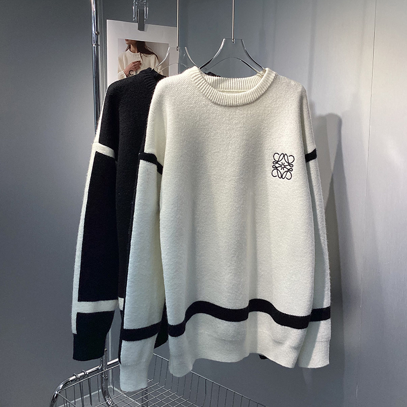 设计感小众毛衣女慵懒风针织衫