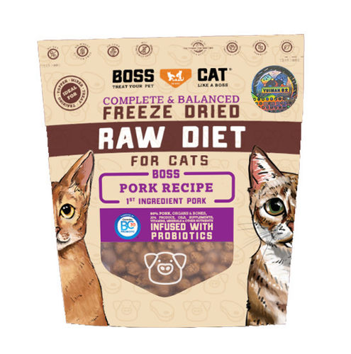 美国BossCat 冻干猫粮 255g (睿文防伪标)猫咪主食冻干 进口猫粮