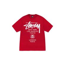 现货日本STUSSY斯图西世界巡游WORLD TOUR短袖T恤男女款23ss