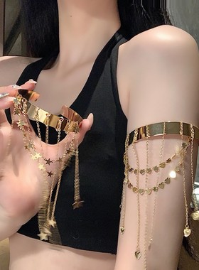 跨境欧美开口臂环金属手镯时尚
