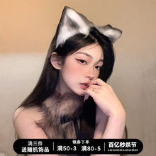 猫耳朵头饰兽耳发夹发饰lolita狗耳朵发箍女发卡女仆装cos情趣